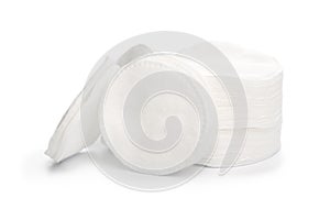 Cotton swabs isolated on a white background