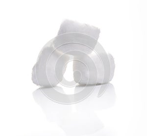 Cotton swabs isolated white background