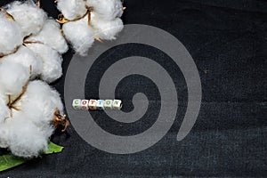 cotton written text,cotton text