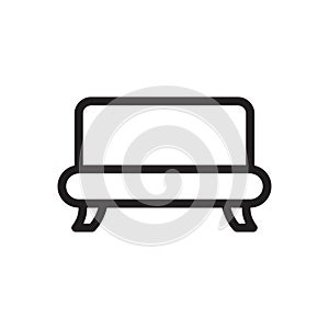 Couch ector thin line icon