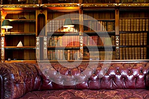 Couch in library