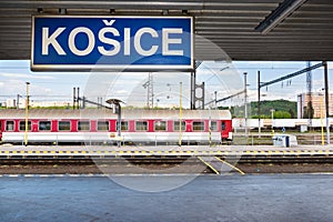 Lehátkový vůz na Hlavním nádraží Košice Slovensko