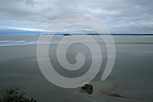 Couesnon River, View from Mont Saint Michel