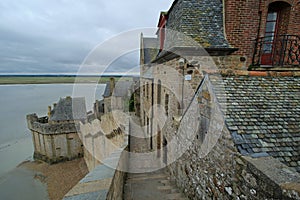 Couesnon River, View from Mont Saint Michel