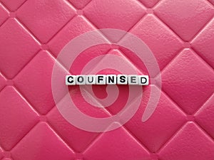 Coufnsed confused word message