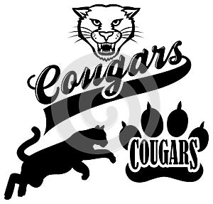 Cougar Team Mascot