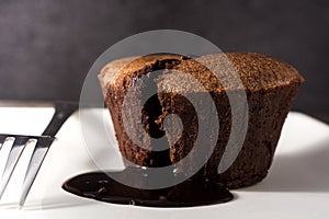 Coulant chocolate cake