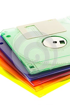 Coulorfull floppy disk