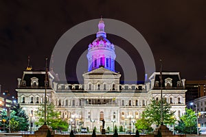 Council Building in Baltimore, Maryland During Night Time