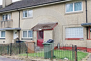 Council flats in poor housing estate left abandoned in Glasgow