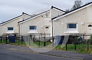 Council flats in poor housing estate with many social welfare issues at Torry in Aberdeen