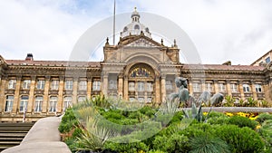 Council House Birmingham with Statue The River