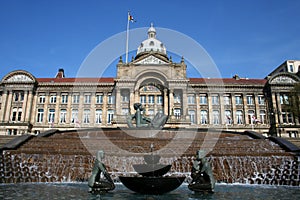 Council House and The River Fountain, Birmingham photo
