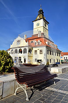 Council Square of Brasov, in Transylvania, Romania