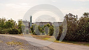 Council Water Treatment Works In Country Town