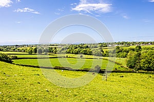 Counrtyside Wales. Fields and meadows