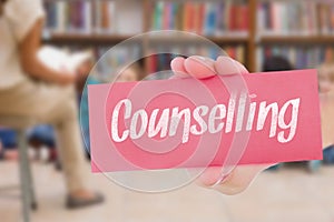 Counselling against cute pupils and teacher having class in library