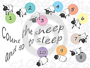 Count the sheep and go to sleep