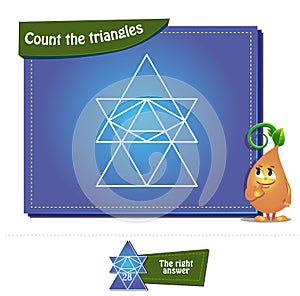 Count the triangles 20 brainteaser
