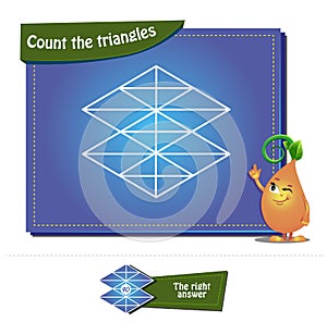 Count the triangles 23 brainteaser