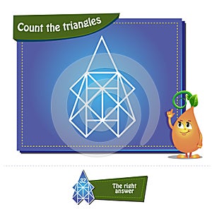 Count the triangles 24 brainteaser