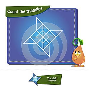 Count the triangles 25 brainteaser