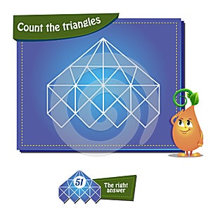 Count the triangles 26 brainteaser