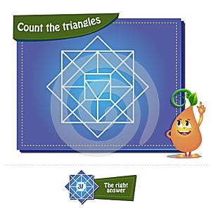 Count the triangles 29 brainteaser