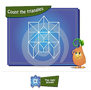 Count the triangles 32 brainteaser