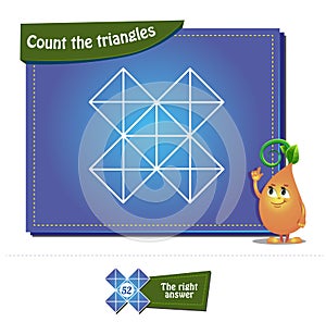 Count the triangles 33 brainteaser