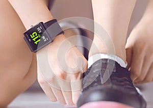 Count your bpm with the smartwatch application.