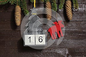 The countdown until christmas photo