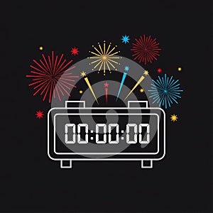 Countdown Clock Vector