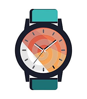 Countdown symbol on clock face for deadline