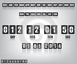 Countdown Timer and Date