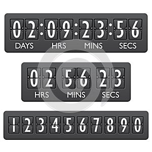 Countdown timer emblem