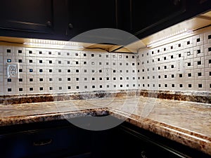 Counter Top Lights in Kitchen