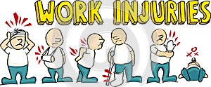 Work injuries photo