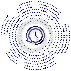 counterclockwise vector icon. counterclockwise editable stroke. counterclockwise linear symbol for use on web and mobile apps,