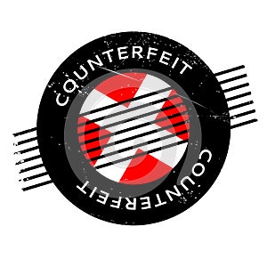 Counterfeit rubber stamp