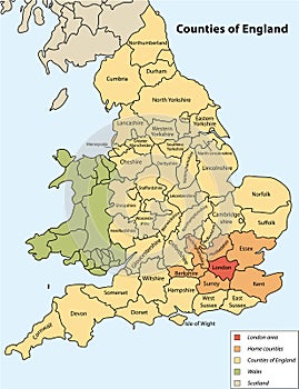 Counties of England photo