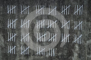 Counting days in prison