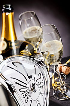 Counting down to midnight on New Years Eve