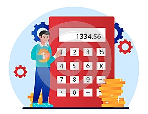 Counting finance concept