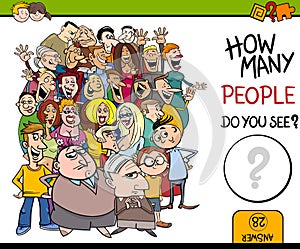 Counting people activity task