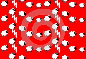 Counting Sheep Wallpaper