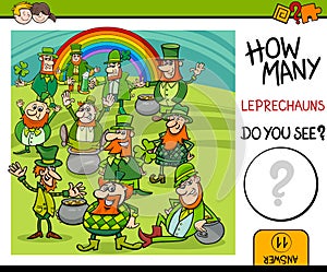 Counting task with leprechauns