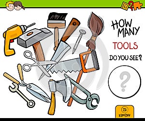 Counting tools educational activity game