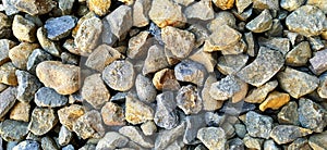 Countless gravel stones