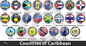 Countries of Caribbean photo